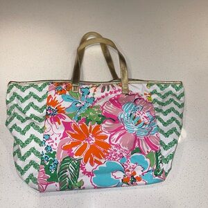 Lilly Pulitzer Reversible Tote Bag 22 x 23